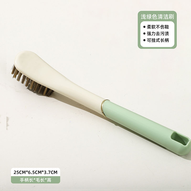 Cepillo de zapatos multifuncional de mango largo cepillo de zapatos de pelo suave limpieza doméstica cepillo de zapatos de ropa y zapatos al por mayor