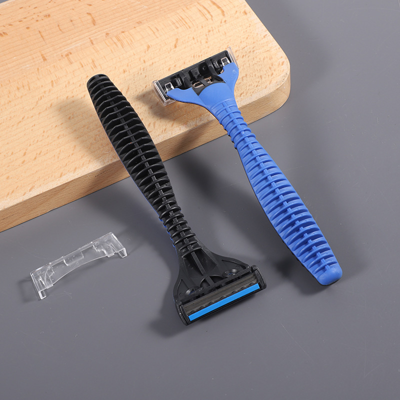 Afeitadora desechable afeitadora de acero inoxidable crema de afeitar hotel baño viaje de negocios hogar paquete independiente