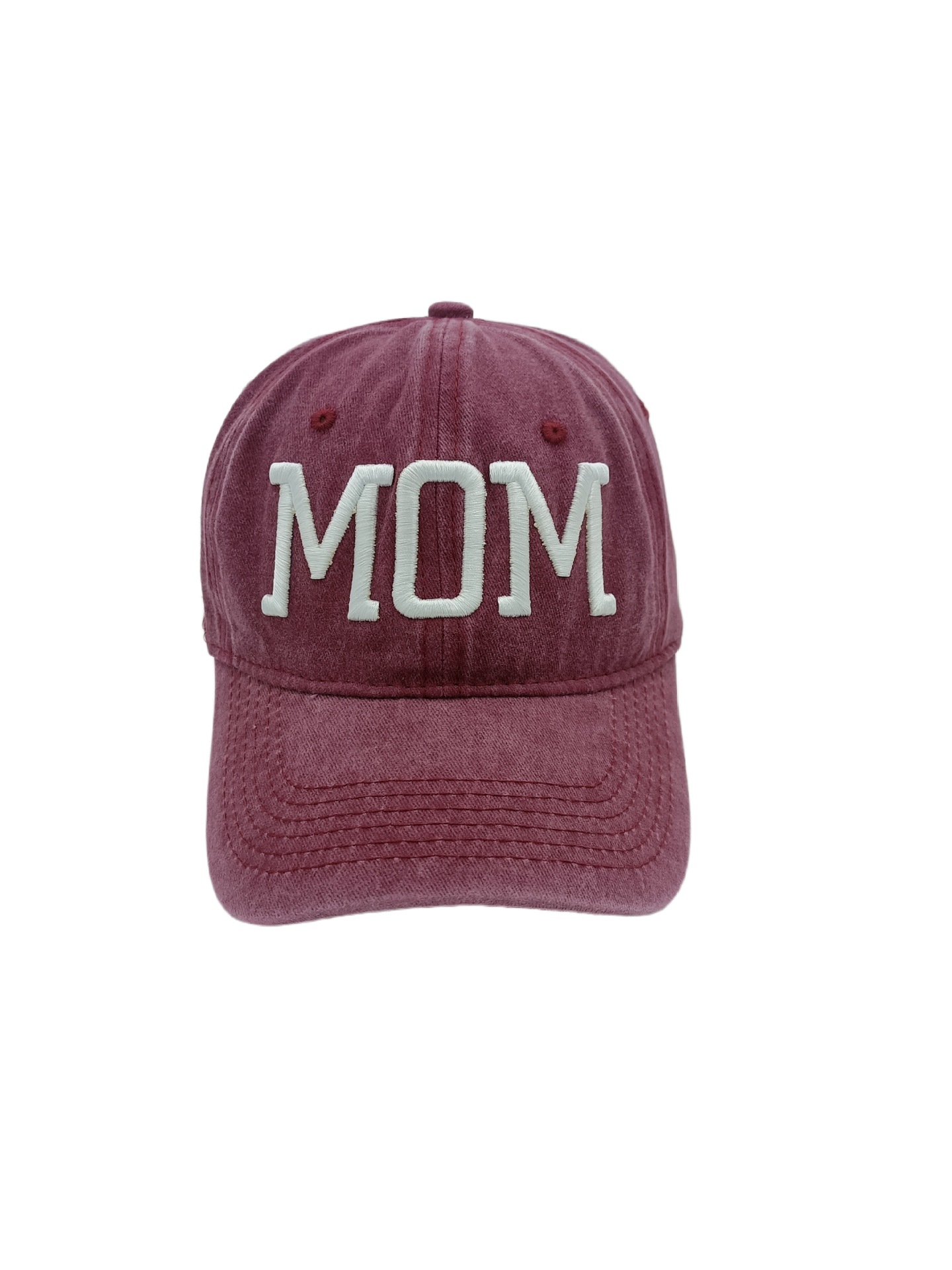 Women's Mama Simple Style Solid Color Patchwork Flat Eaves Baseball Cap display picture 3