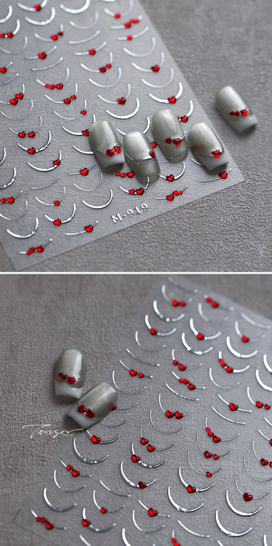 15g Weight Nail Decals  Classification of Nail Art Accessories Nail Patches Nail Supplies Cute Sweet Heart Shape Nail Stickers Nail Patches