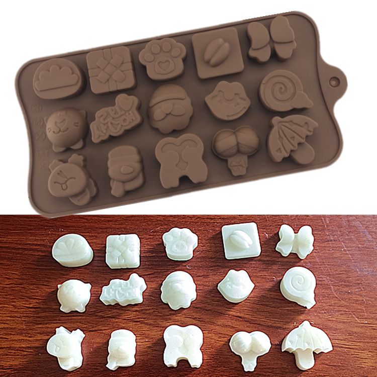 Transfronteriza hornear molde de silicona de Navidad alce campana jabón hecho a mano jabón epoxi modelo Navidad viejo muñeco de nieve