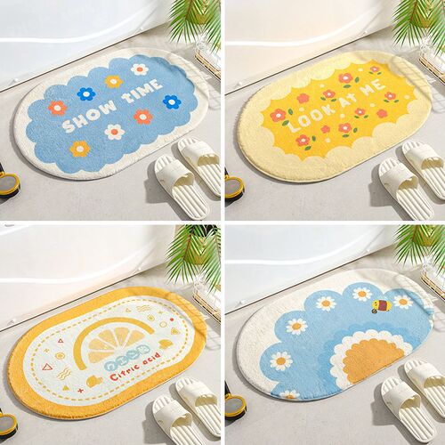 Bathroom absorbent floor mats, toilet foot mats, bathroom door mats, entrance door bedroom carpets, kitchen household non-slip mats