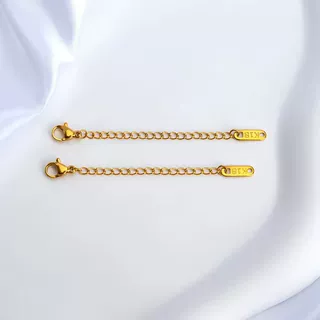 钛钢尾链延长链加长链龙虾扣手链扣项链扣手工不锈钢配件