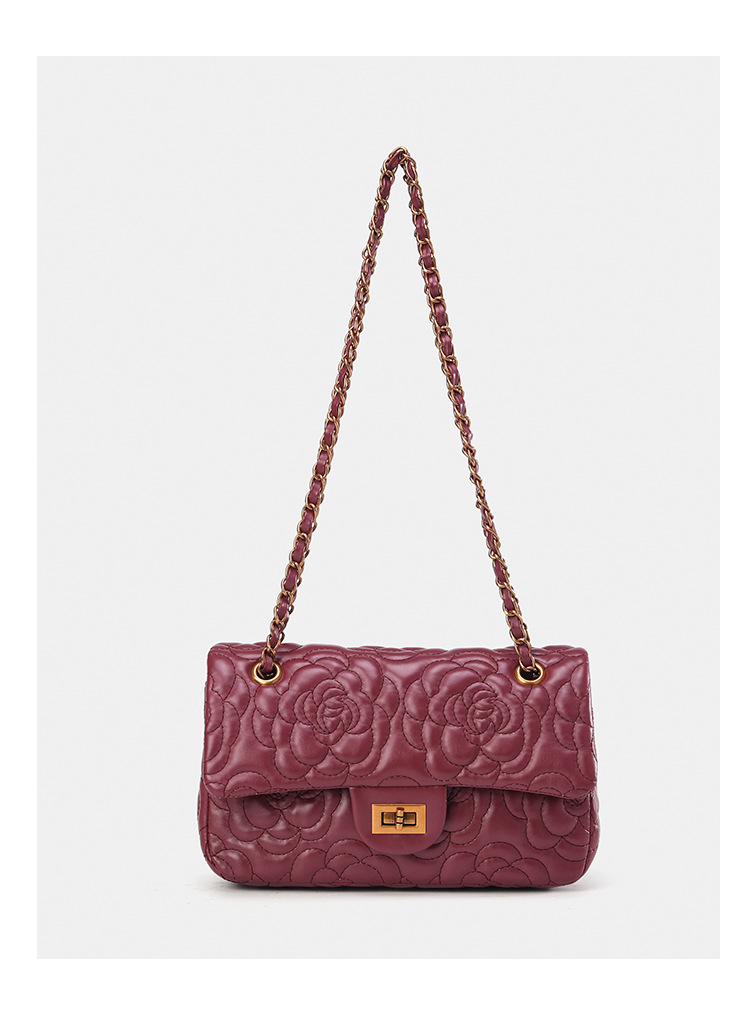 Borsa a tracolla elegante da donna modello camellia con catena_voghion.com