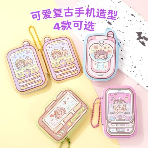Small Mochi Pressure Pea Bean Shape Notebook Student Portable Small Notebook Memo Notes Can Stick Note Stickers