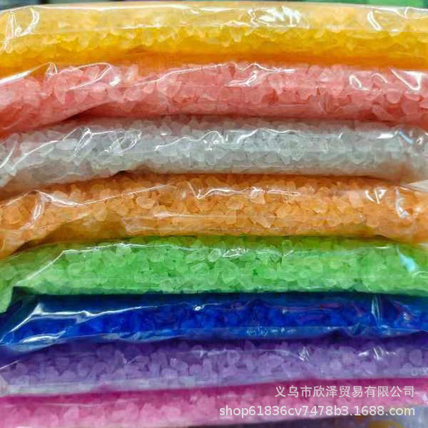 On the new luminous glass large particle gravel simulation luminous small ice diy nail jewelry glue filling