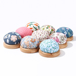 厂家直销木底和风针扎包PP棉针插球针线收纳手工十字绣针线插针包