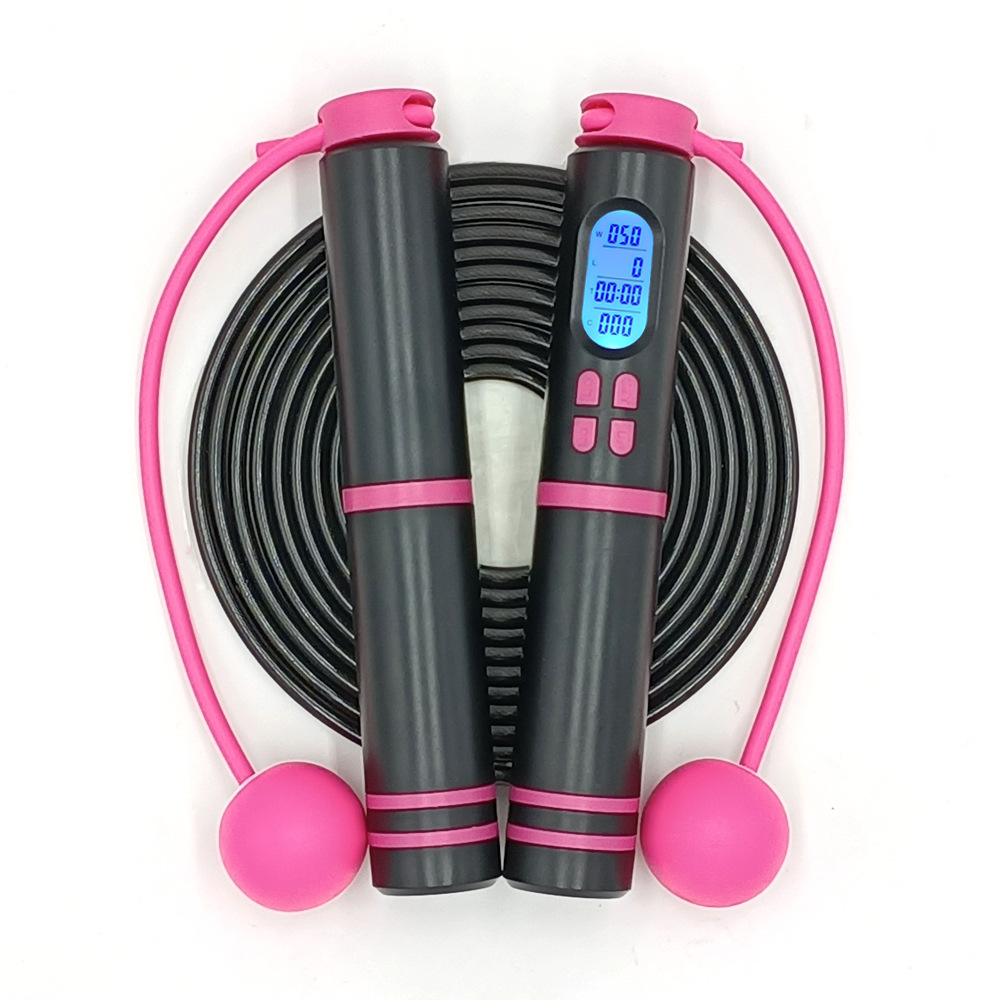 전자 계산 로프 건너 뛰기 무선 지방 연소 부하 강철 와이어 로프 건너 뛰기 지능형 자동 로프 건너 뛰기 기계 스포츠 용품 세트