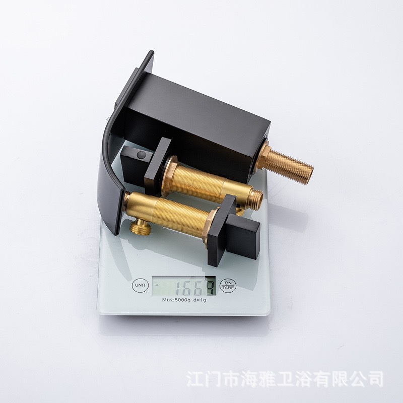 Washbasin, washbasin, split faucet, waterfall bathroom, three-hole washbasin, countertop, cold and hot faucet, three-piece set undefined