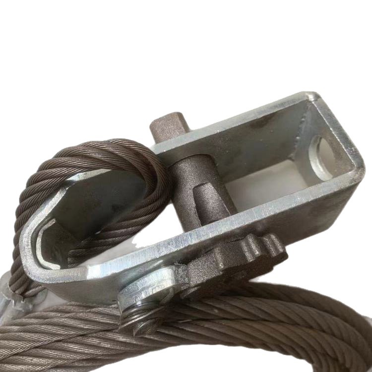 Xiaoyi-Wire Rope Tensioner U-Shaped Steel Rope Reinforcement Adjustable Tensioner Gear-Type Rope Tightener