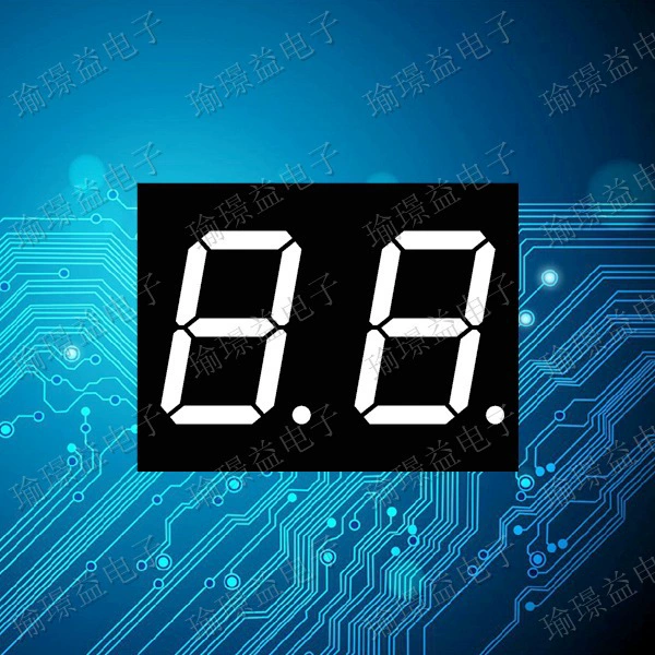 Светодиодная цифровая трубка 0,50 дюйма двухразрядная зеленая цифровая трубка 5202AG 5202BG