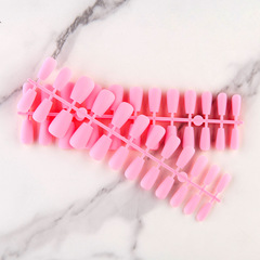 24片條裝美甲工具甲片假指甲穿戴甲廠家供貨短芭蕾磨砂指甲貼片