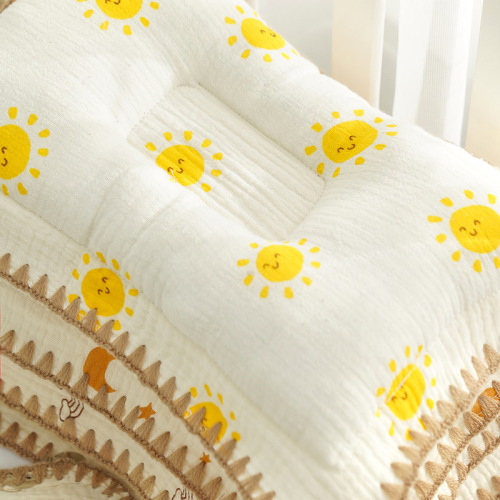 Four Seasons Baby Cartoon Shaping Pillow Newborn Baby Cotton Crepe Pillow Correcting Head Shape and Anti-deviation Baby Pillow