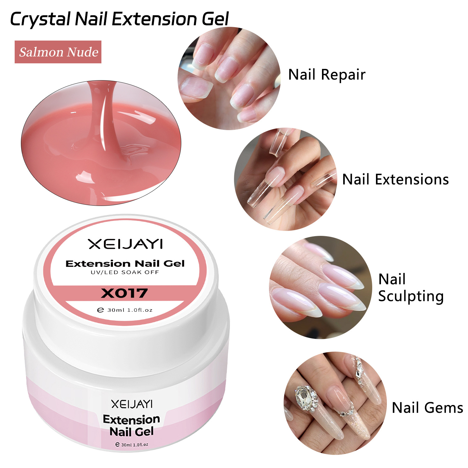 Gel de Extensión para Uñas en Tarro para Salón de Uñas image 3