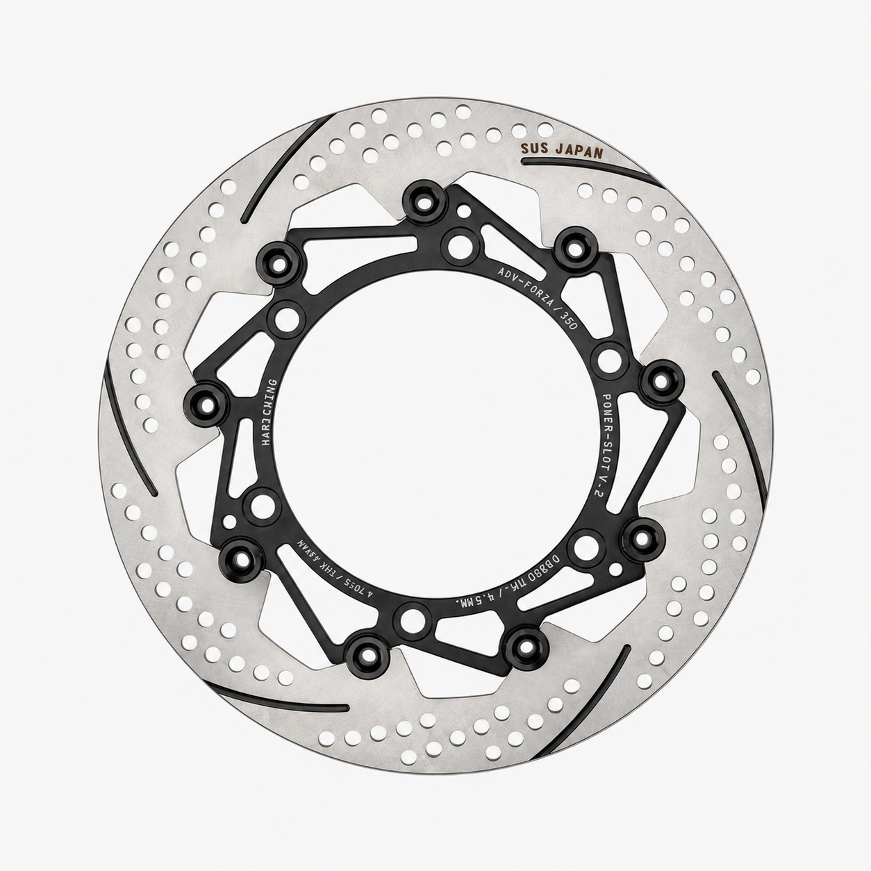 Suitable for Honda Forza350/Adv350 Motorcycle Accessories Front Wheel Modification 300mm Brake Disc Round Brake Disc