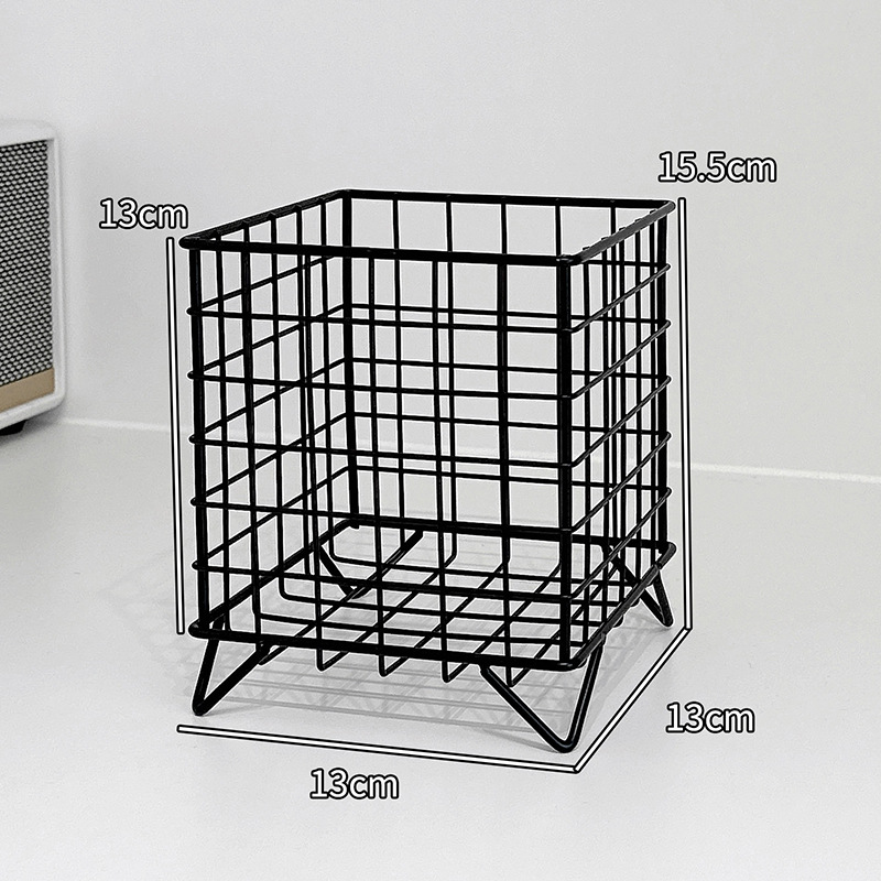 Caja de almacenamiento de máscaras faciales梳妆台 lavabo cosméticos canasta de almacenamiento de hierro forjado escritorio productos de cuidado de la piel estante caja de acabado