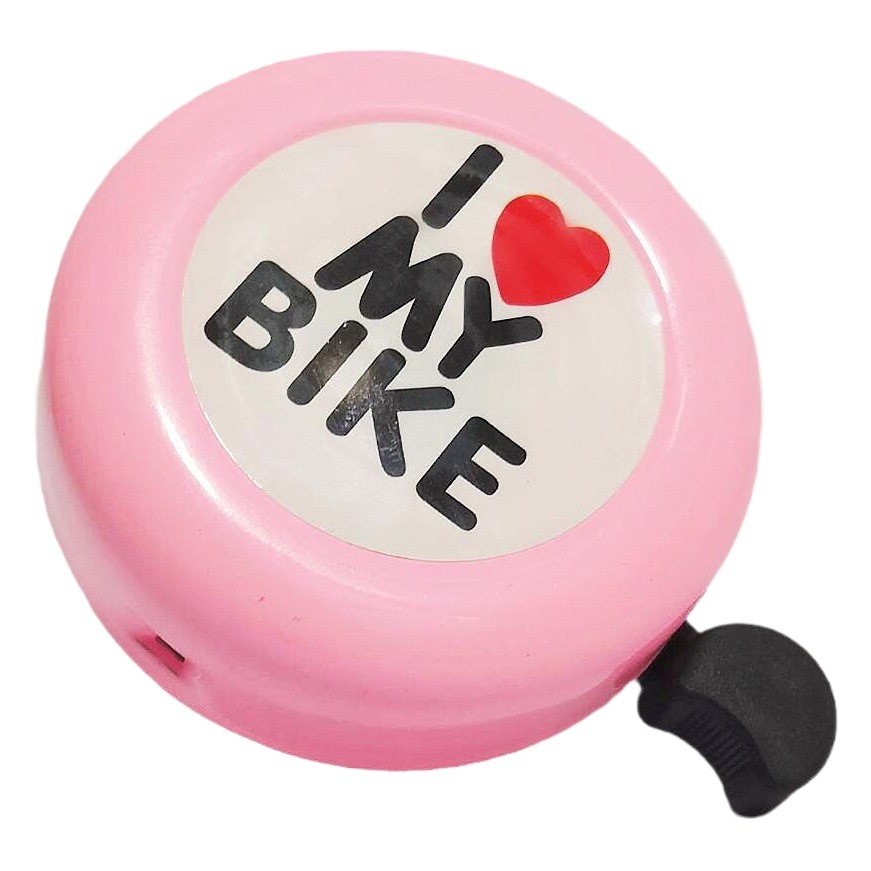 Red Heart I Love My Bike Bicycle Bell Promotional Logo Making Bell Kokua Stroller Gift