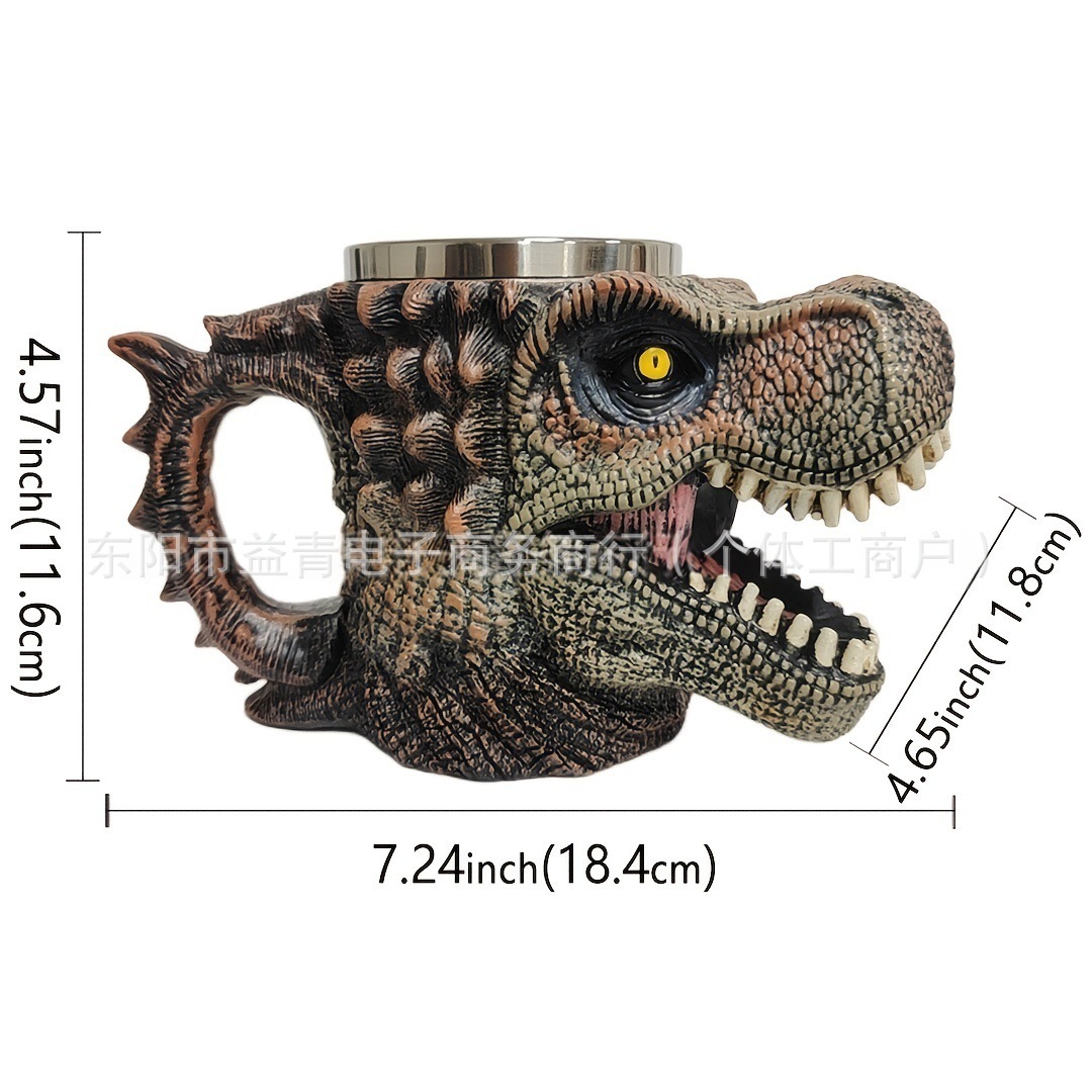Cross-border Dual Dragon Collector 's Mug Retro Caza de perro Duck Coffee Mug Hunter