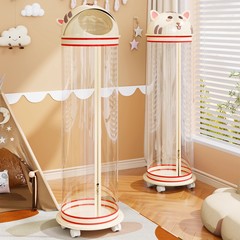 娃娃收纳桶家用大容量毛绒玩具神器放公仔玩具玩偶的透明筒展示柜