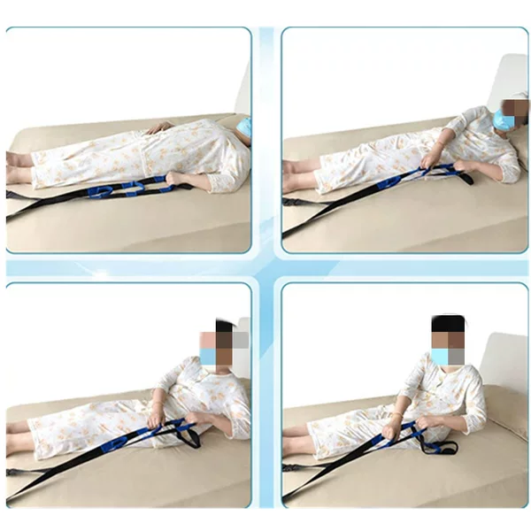 Factory Direct Sales of Elderly Bed-Rising Assistive Devices, Reinforced Stitched Anti-Slip Handles, Rehabilitation Care Support Belt