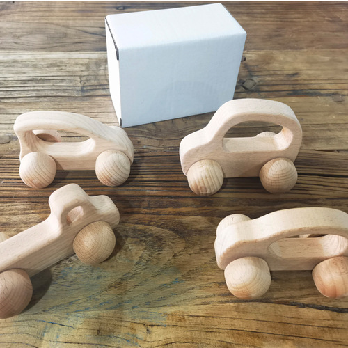 Beech wood infant push inertial pulley six-month-old baby's grasping ability, teeth grinding, cognitive soothing and learning to crawl