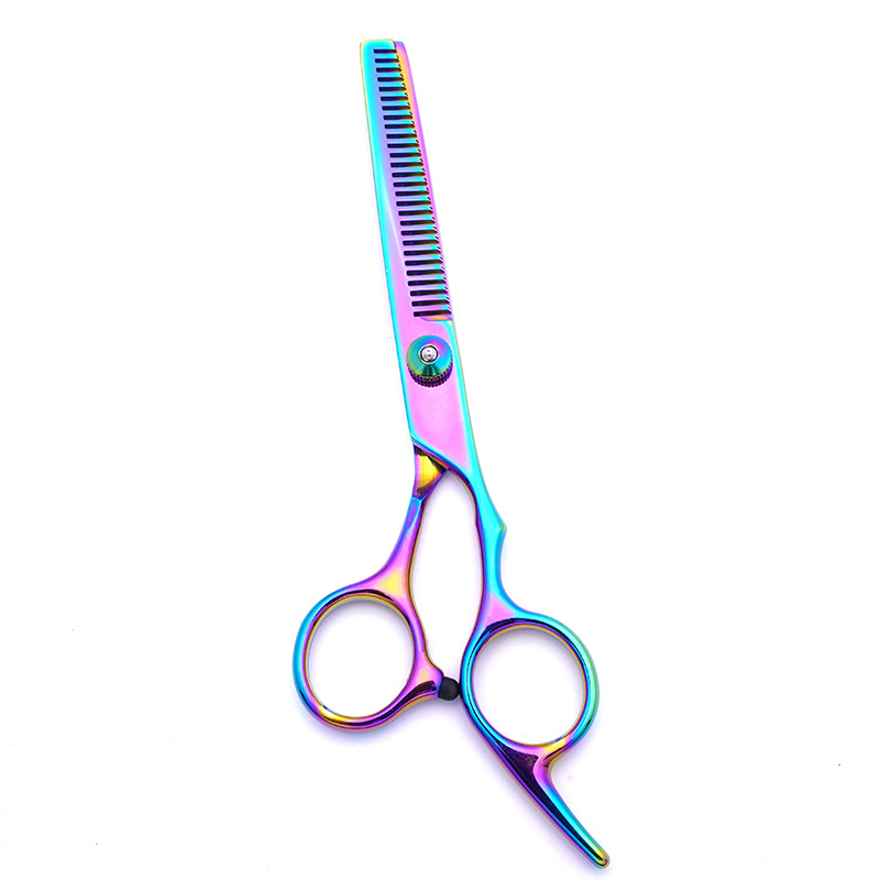 Tijeras de pelo directo de fábrica tijeras de peluquería profesional estilista de acero inoxidable tijeras planas flequillo tijeras de dientes finos tijeras para mascotas