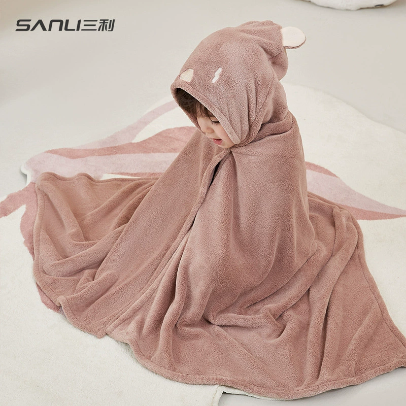 Санли полотенце детский плащ мультфильм трансграничное полотенце плащ с капюшоном халат плащ с капюшоном