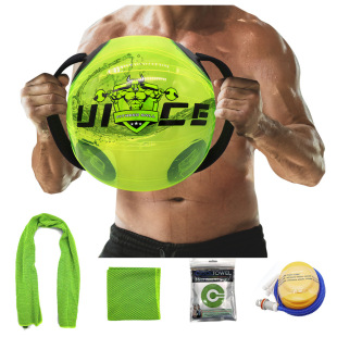 Cross-Border Exclusive Supply of Weighted Fitness Water Balls with Soft Inflatable Design, Handle, Portable Water Bag, and Fluorescent Color