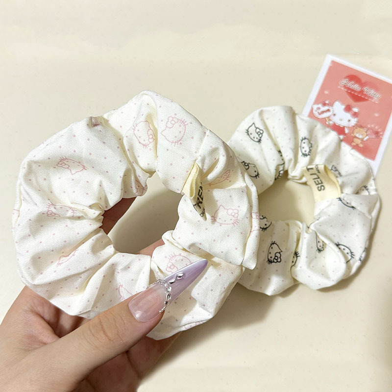 Sweet and Gentle Cat Hair Band, Hair Tie, High Elasticity, Boutique Hair Accessories, High-End Floral Headwear