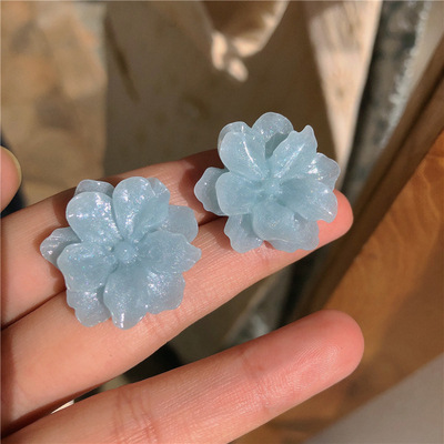 Women'S Gender Sweet Flower Bow Knot Plating Alloy Artificial Pearls Drop Earrings