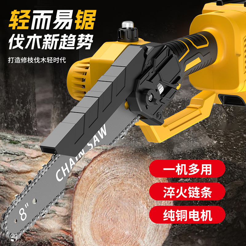 跨境多功能电链锯园林工具木工伐木锯大功率锂电池无线电锯批发|undefined