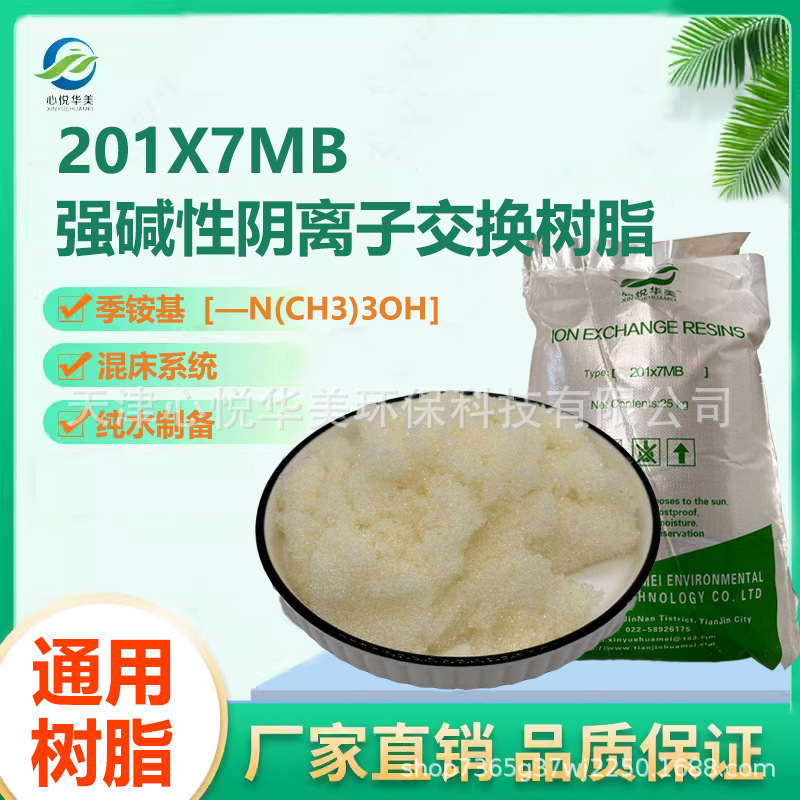 【电标产品】201x7MB混床系统中强碱性阴树脂高纯水制备除盐脱硅