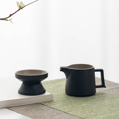 Pottery Justice cup Teapot suit tea utensils one teacup tea utensils Fair Kungfu Online tea set parts