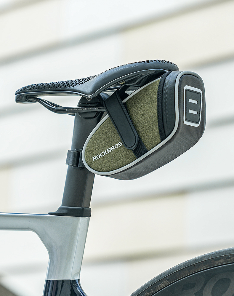 Locke Brothers Fahrrad-Hecktasche für Straßen- und Bergtouren, Klapprad, Satteltasche für hinten, tragbare Fahrradausrüstung_voghion.com
