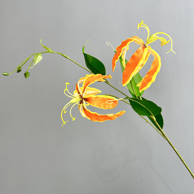 Artificial Flame Lily Nordic Style Home Decor For Wedding Flower_voghion.com