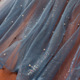 Beaded blue, half meter