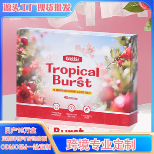 Factory Wholesale Clothing Softener Sheets, Dryer and Washing Machine Fragrance Sheets, Long-Lasting Fragrance Deodorant Softener Cross-Border