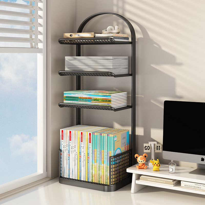 Subject classification storage rack student desktop book storage…