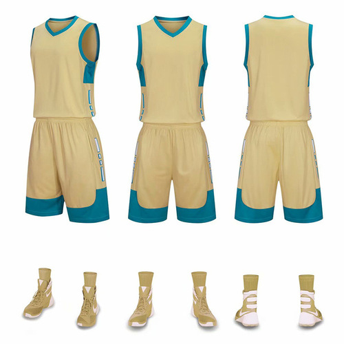Basketball Suit Set Men's and Women's Team Uniform Student Competition Training Basketball Clothes Children's Printed Sport Vest Trendy Summer 