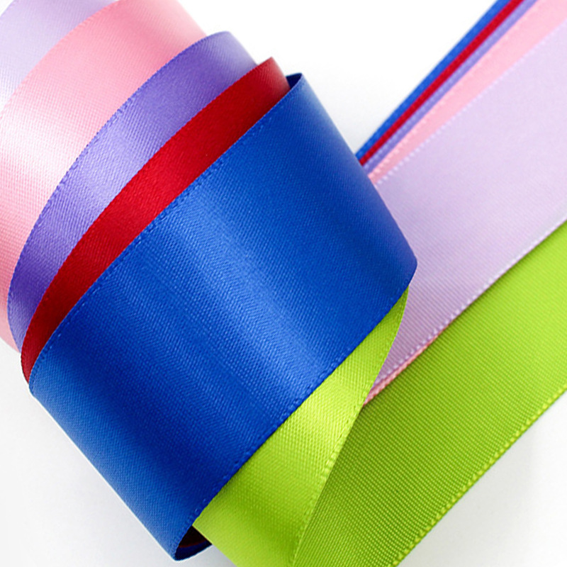 3cm multi-color polyester webbing flower ribbon cake ribbon packaging ribbon clothing accessories ribbon streamer
