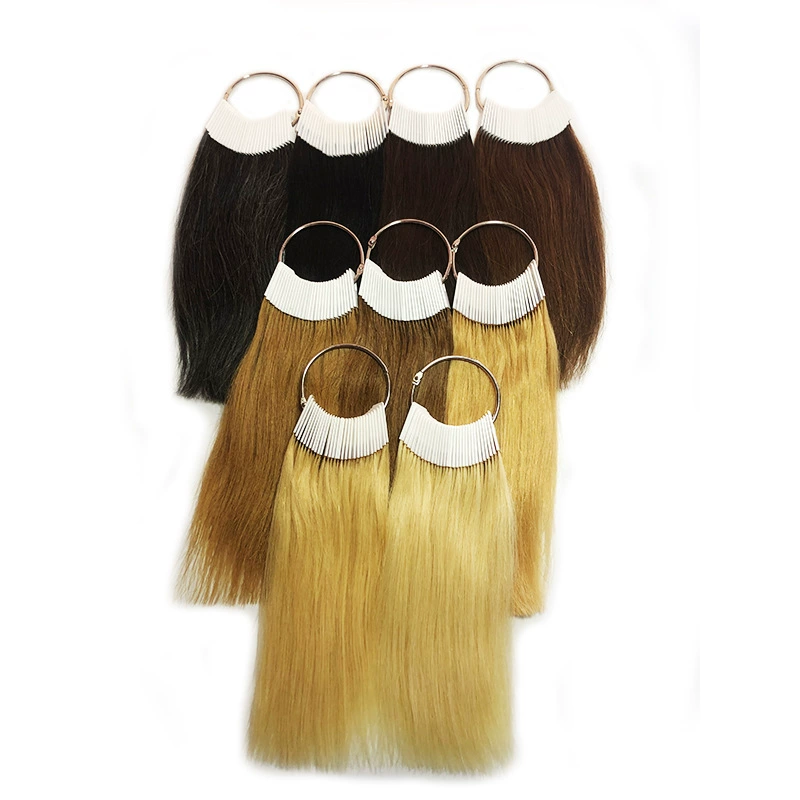 Настоящая цветная пластина для волос, цветная карта, отбеливание и окрашивание, горячая Парикмахерская, пучок волос, настоящая полоска для волос, экспериментальный тест, окрашивание воском, цвет