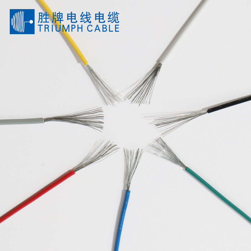 Fabricante de marca de Sheng en stock UL1015 24AWG equipo de cable electrónico cable de conexión interna resistente a altas temperaturas 105 grados