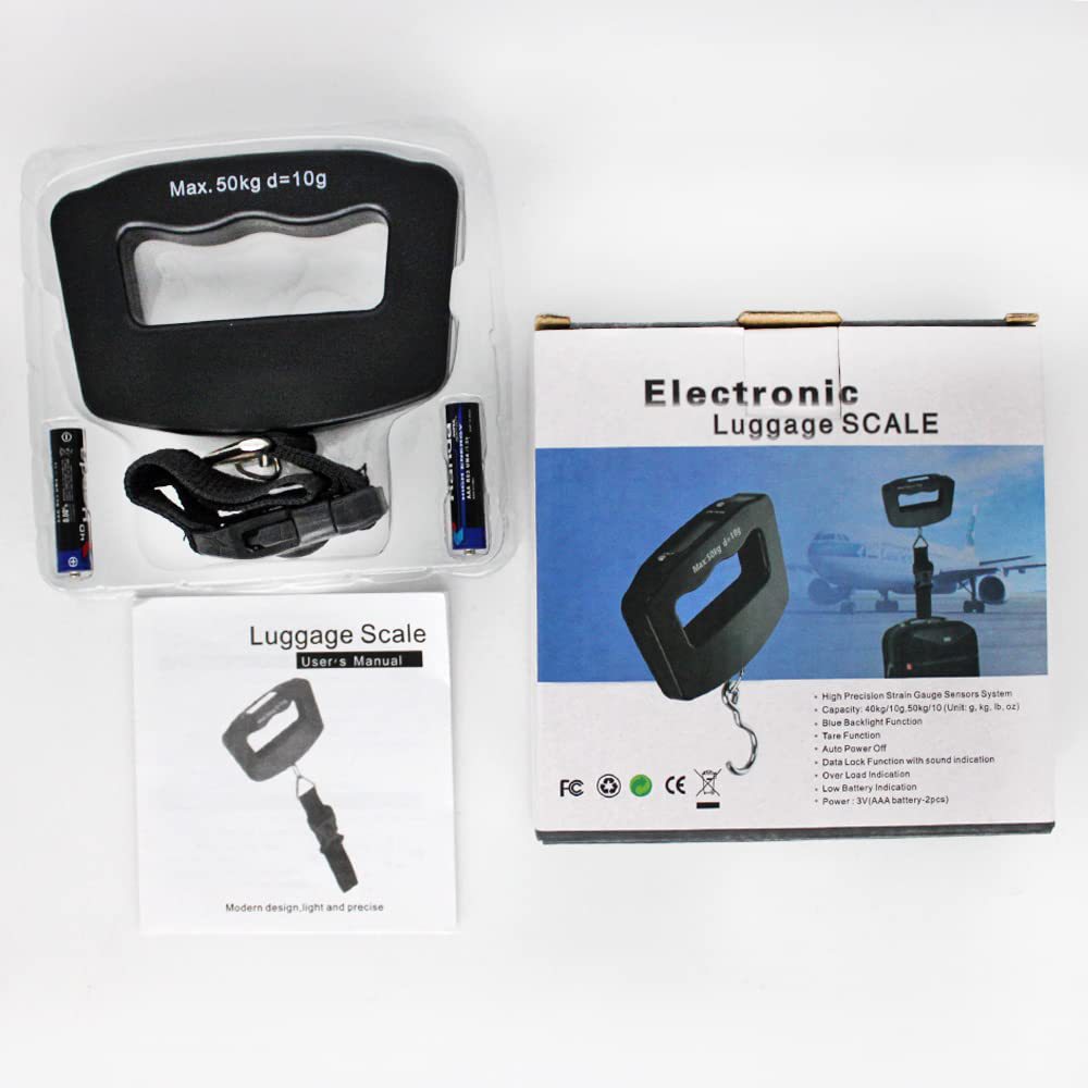 Büyük saplı taşınabilir elektronik terazi, mini bagaj terazisi, ekspres terazi, ihracat için 50kg elektronik terazi.