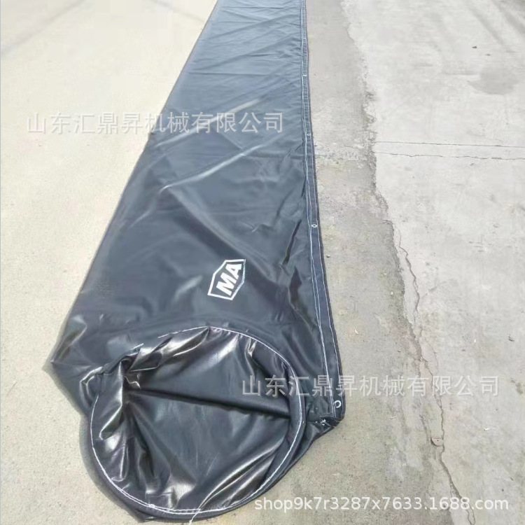 煤矿风筒 煤矿用PVC风筒布塑料涂覆布隧道正压导风筒300mm
