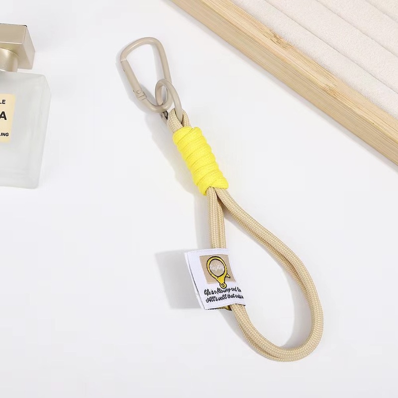 Ins純色の携帯電話の編み縄の短いタイプのストラップは携帯電話の携帯電話の手首の新型の大きいボタンに適用してクリップを含みます。|undefined