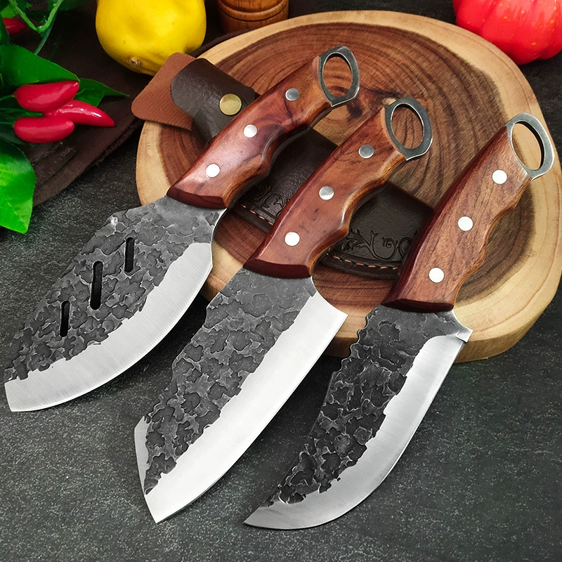 Трансграничный нож для маленькой рыбы нож для мясника нож для очистки костей полевой нож для барбекю мясо жареный овца уличный нож для резки
