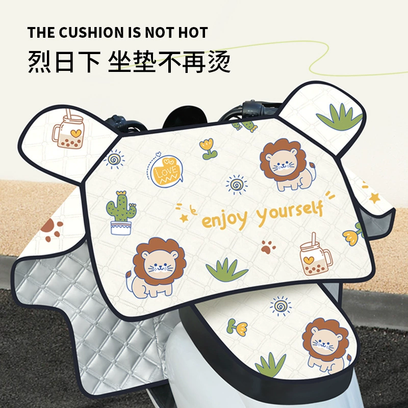 Электромобиль, блокируемый ветром летом, новая двухсторонняя водонепроницаемая весна и осень, батарея весной и летом солнцезащитный крем, универсальный четыре сезона