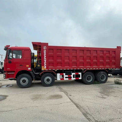 Manufacturer Exports Shaanxi Automobile Shacman 12-Wheel Dump Truck, Rear-Dumping Earth Transport Truck, Mining Engineering Dump Truck