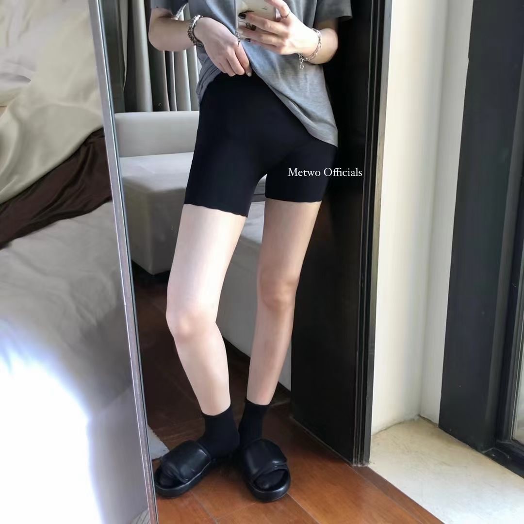 METWO pantalones lisos de una sola pieza de la suspensión del cuerpo que forma el vientre inconsútil que contrae la cadera que levanta el cuerpo cruzado Ropa interior de seguridad anti-exposición