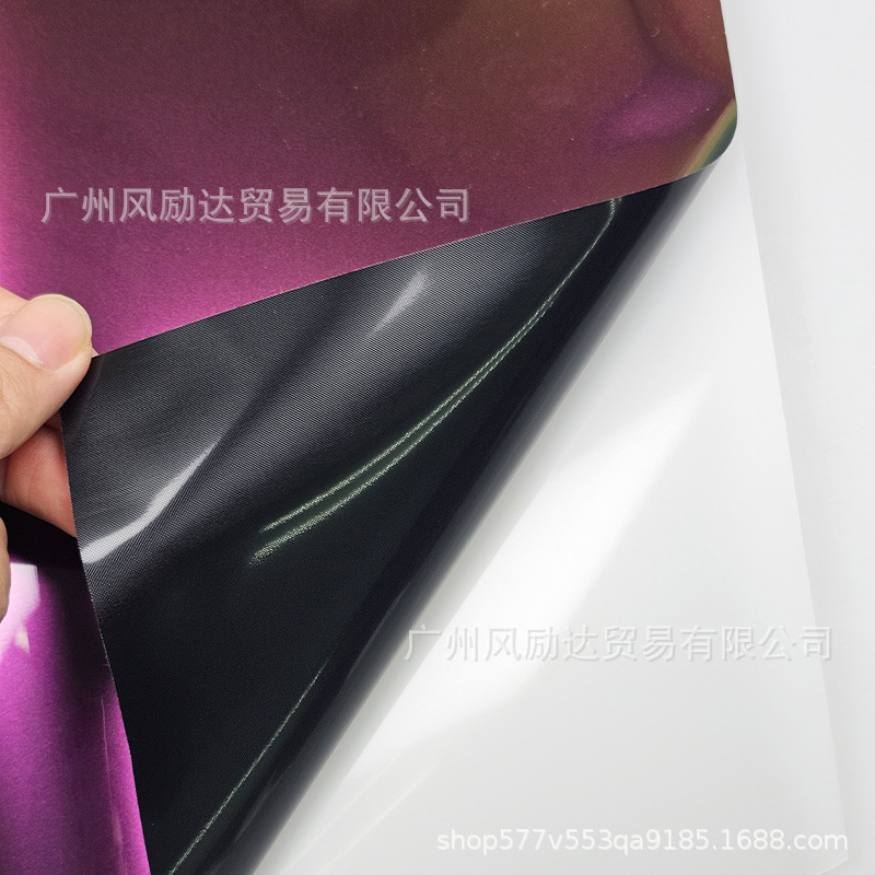 Pet Car Color Changing Film Chameleon Purple Charm Blue Strange Light Motorcycle Rearview Mirror Full Body Sticker Film